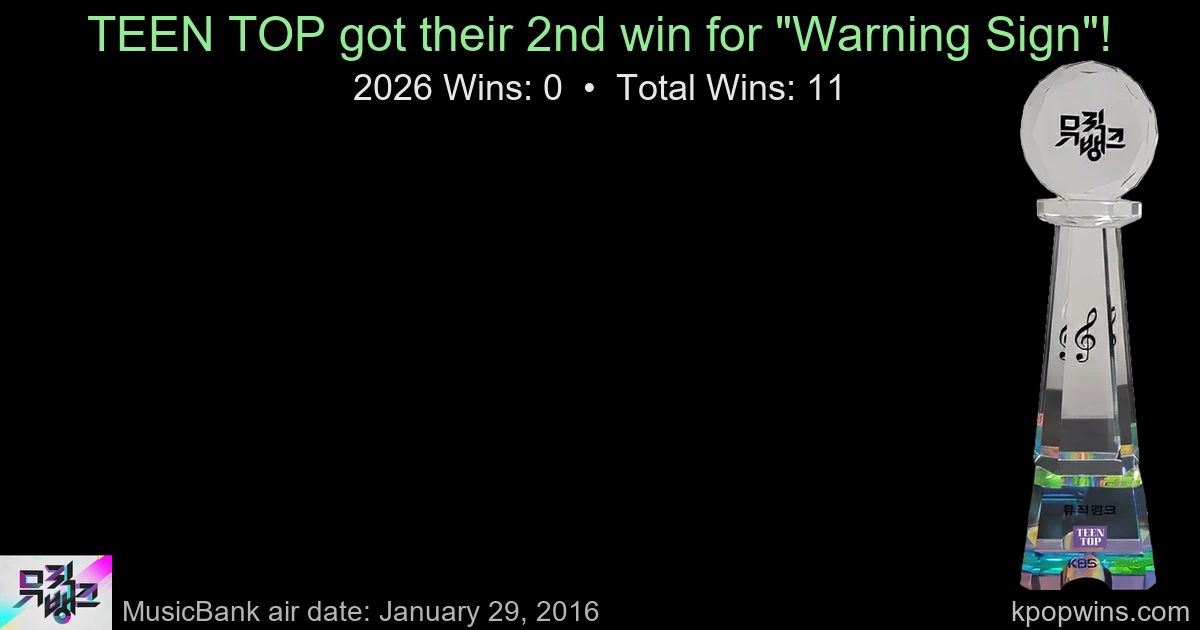 TEEN TOP - Warning Sign